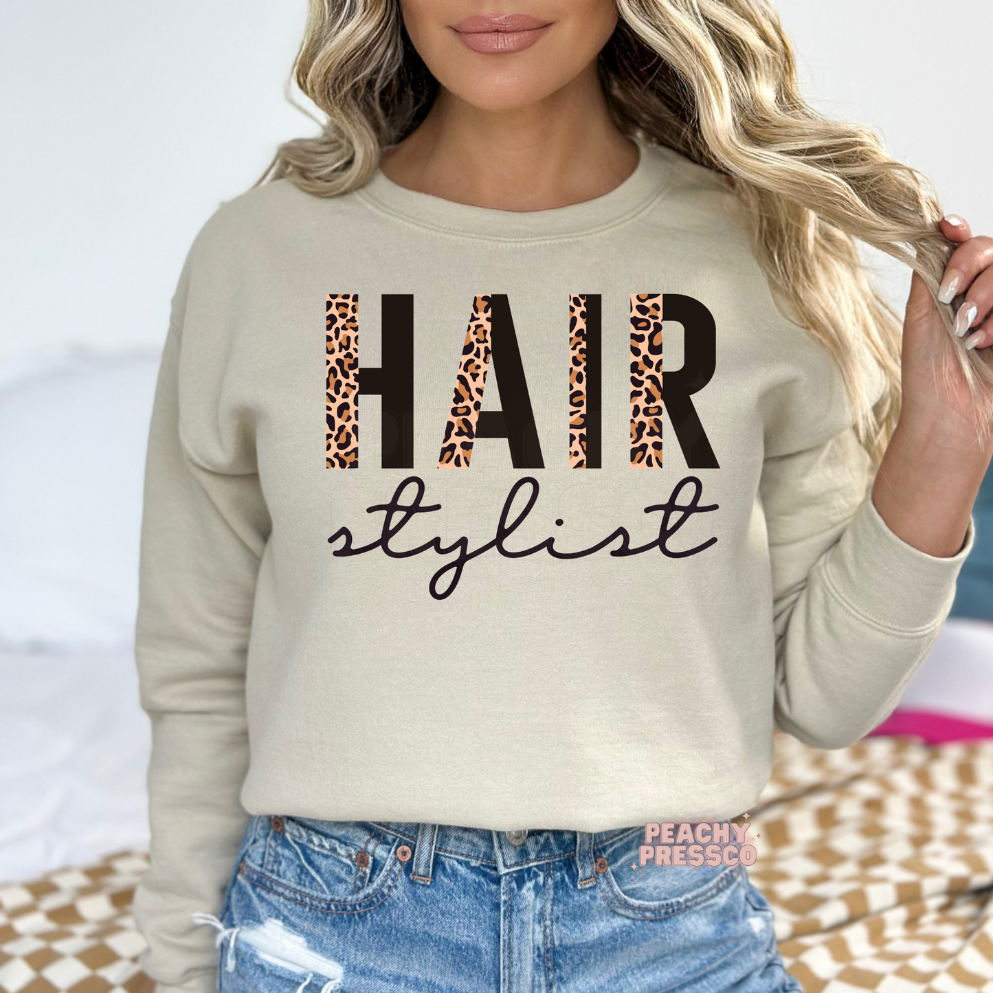 Leopard, Hair Stylist Apparel