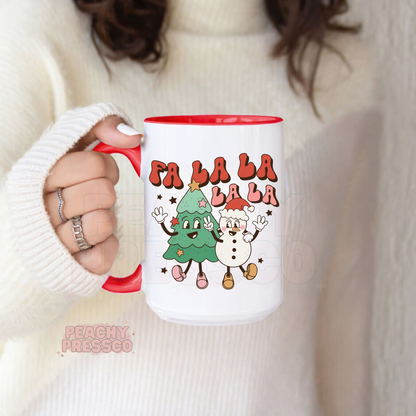 Christmas FA LA LA LA Ceramic Mug