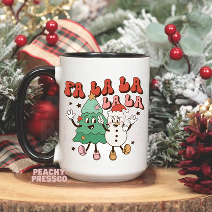 Christmas FA LA LA LA Ceramic Mug