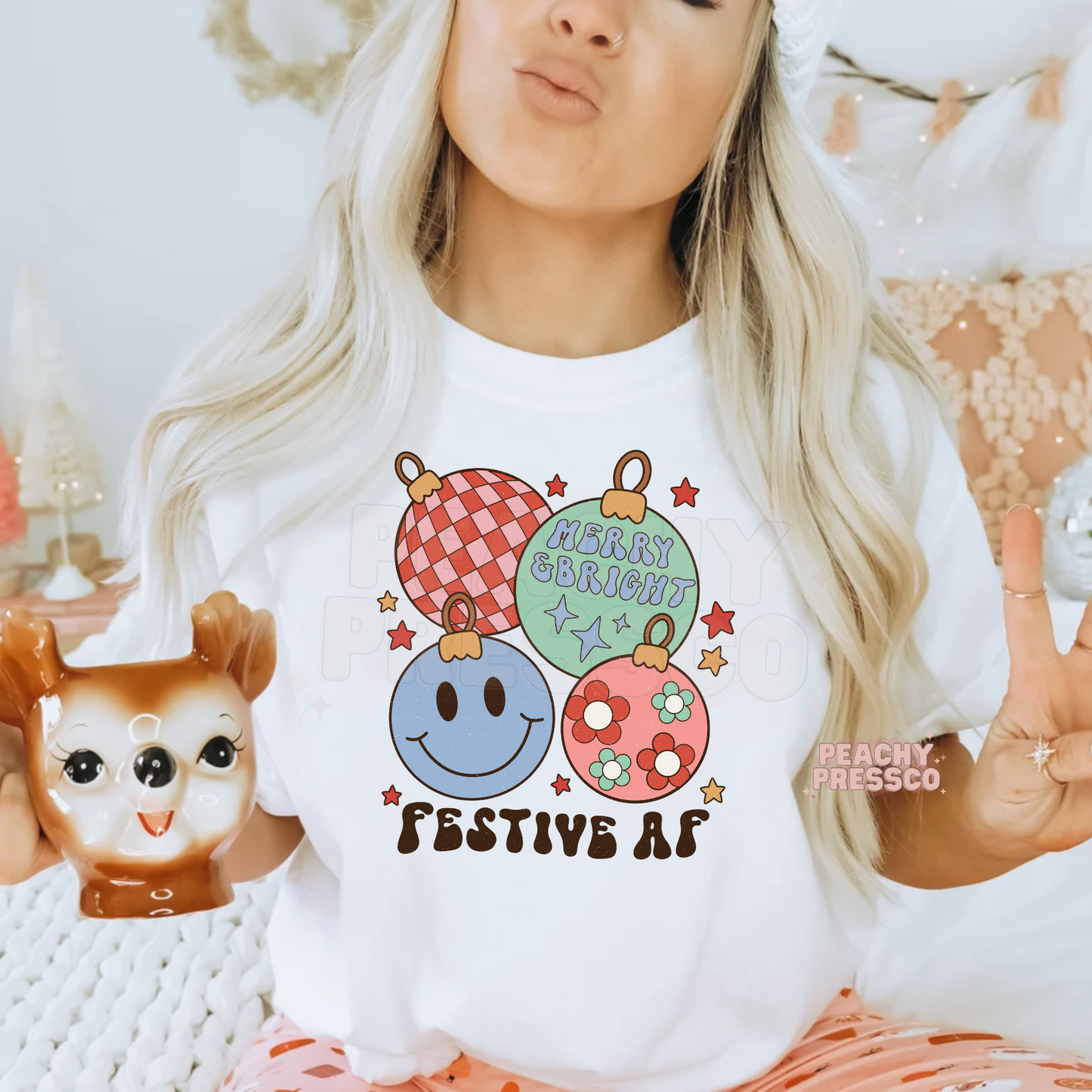 Festive AF Christmas Balls Apparel