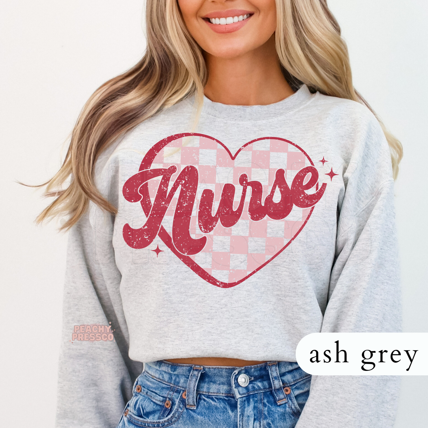 Retro Nurse Heart, Apparel