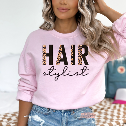 Leopard, Hair Stylist Apparel