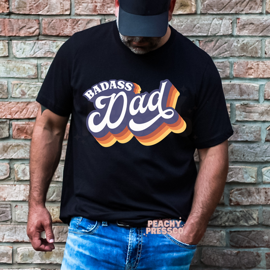 Retro Bad Ass Dad Apparel