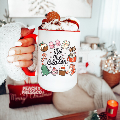 Tis The Season Christmas Ceramic Mug