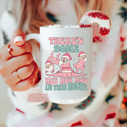 There's Some Ho Ho Ho's In This House - Christmas Ceramic Mug