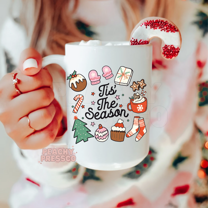 Tis The Season Christmas Ceramic Mug