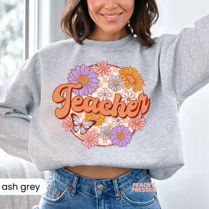 Floral Teacher Apparel