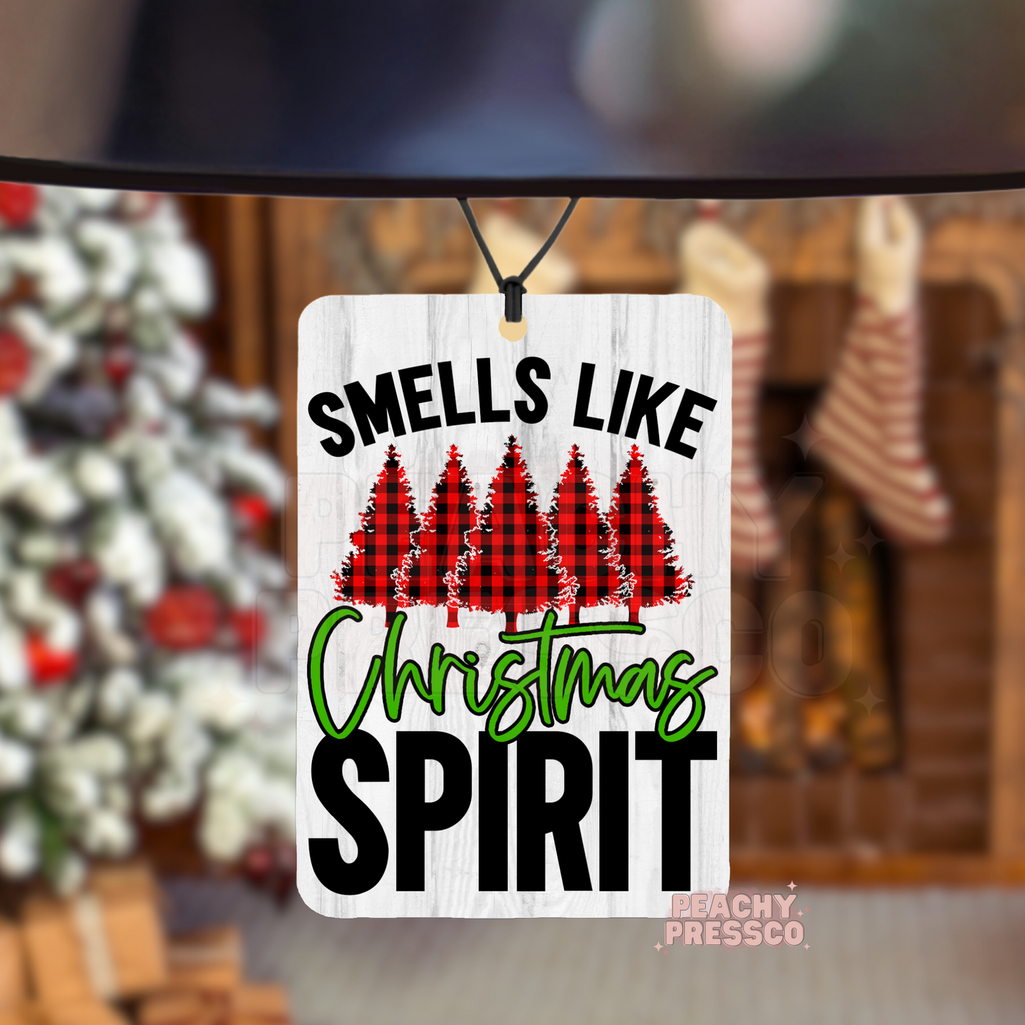 Smells Like Christmas Spirit - Car Air Freshener