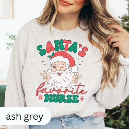 Santa's Favorite Nurse - Christmas Apparel