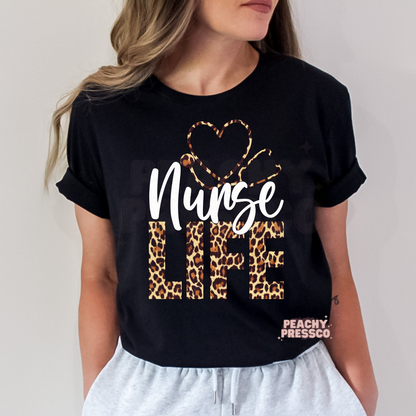 Leopard, Nurse Life Apparel