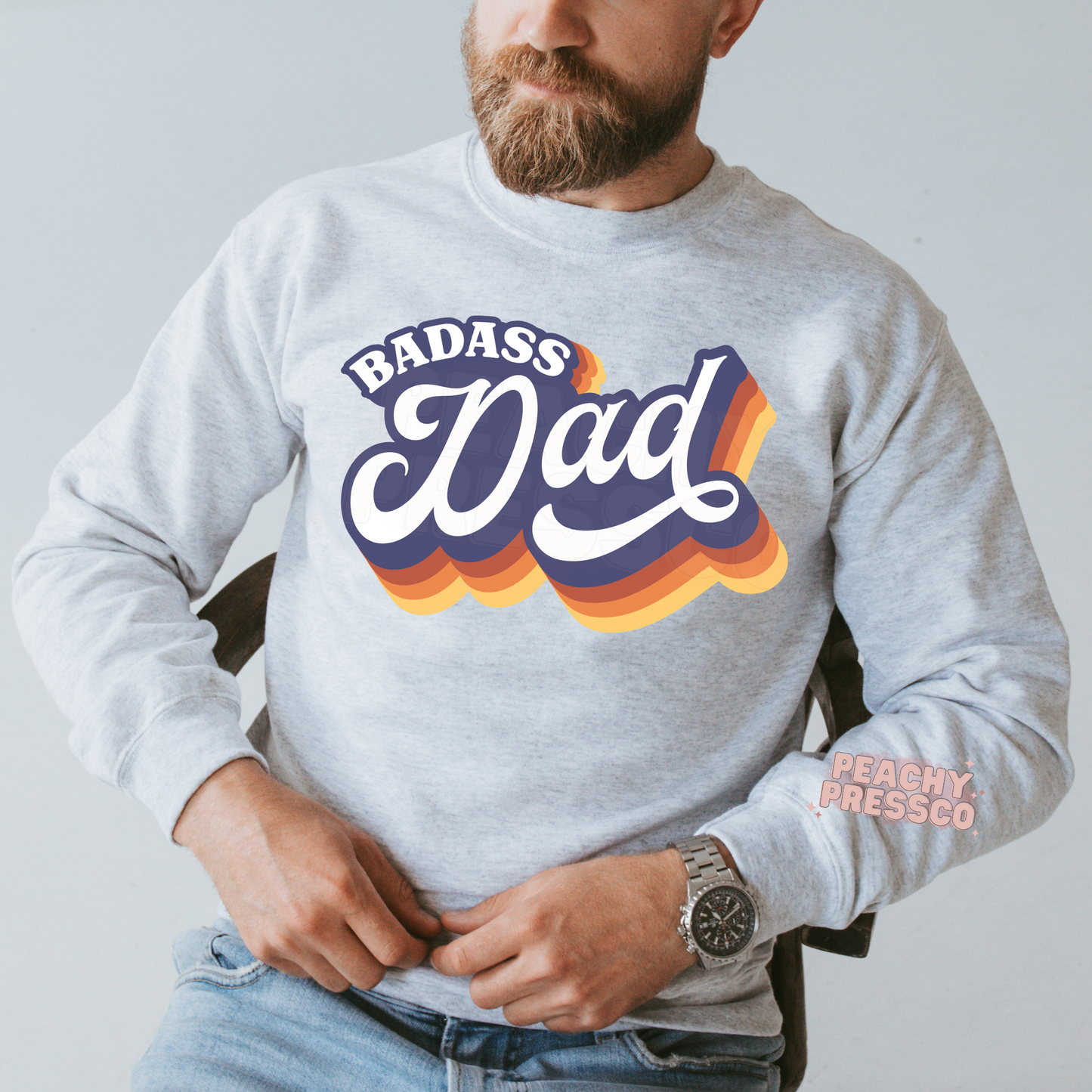 Retro Bad Ass Dad Apparel