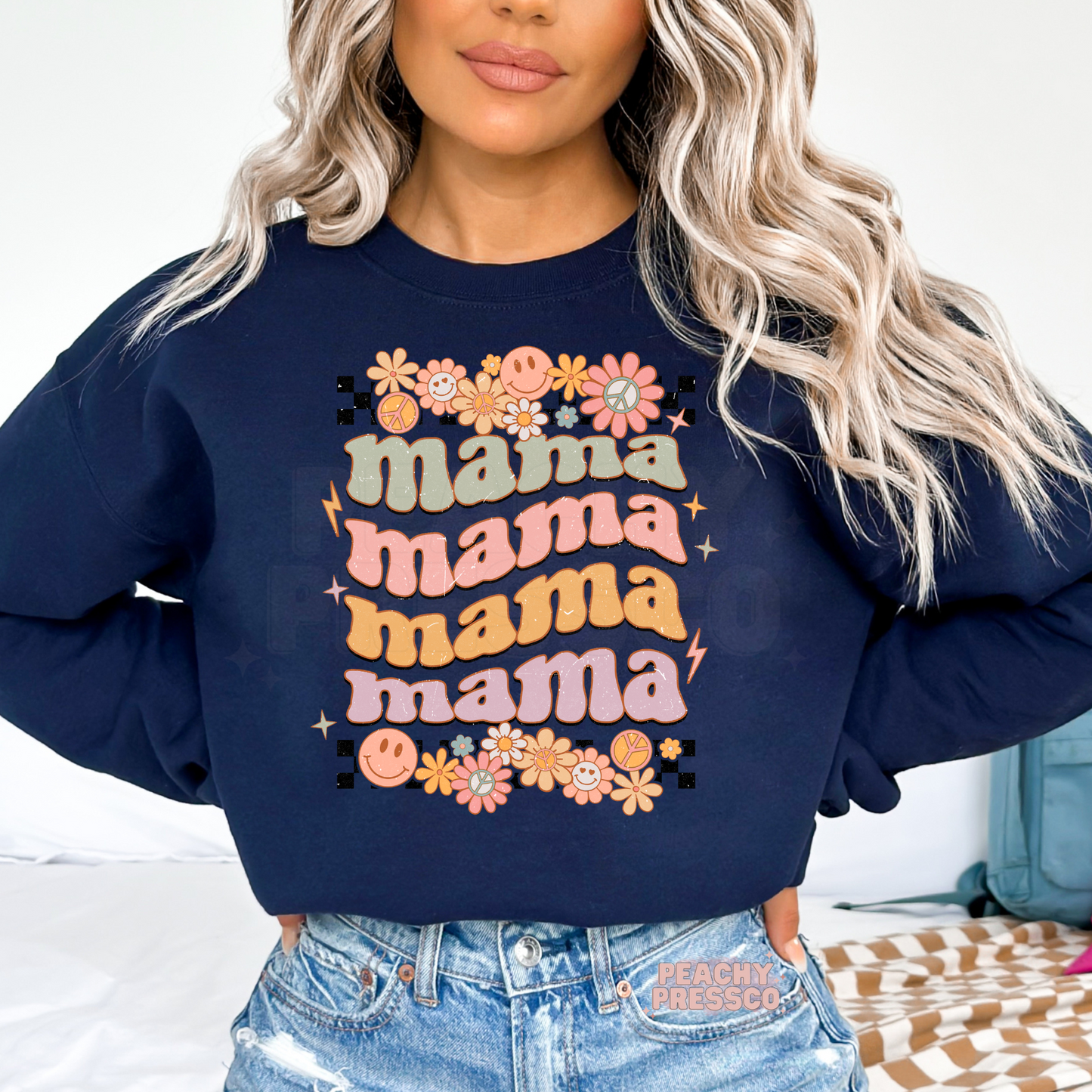 Retro Floral, Mama Stack Apparel