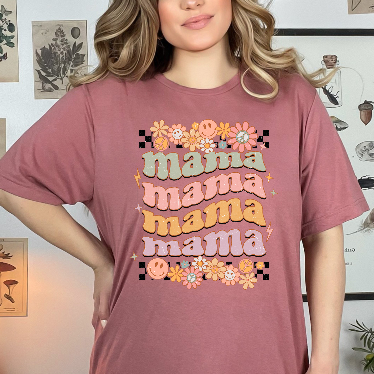 Retro Floral, Mama Stack Apparel