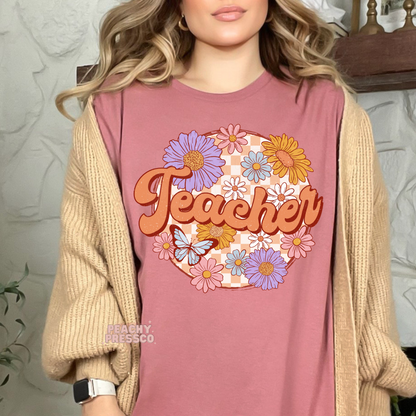 Floral Teacher Apparel