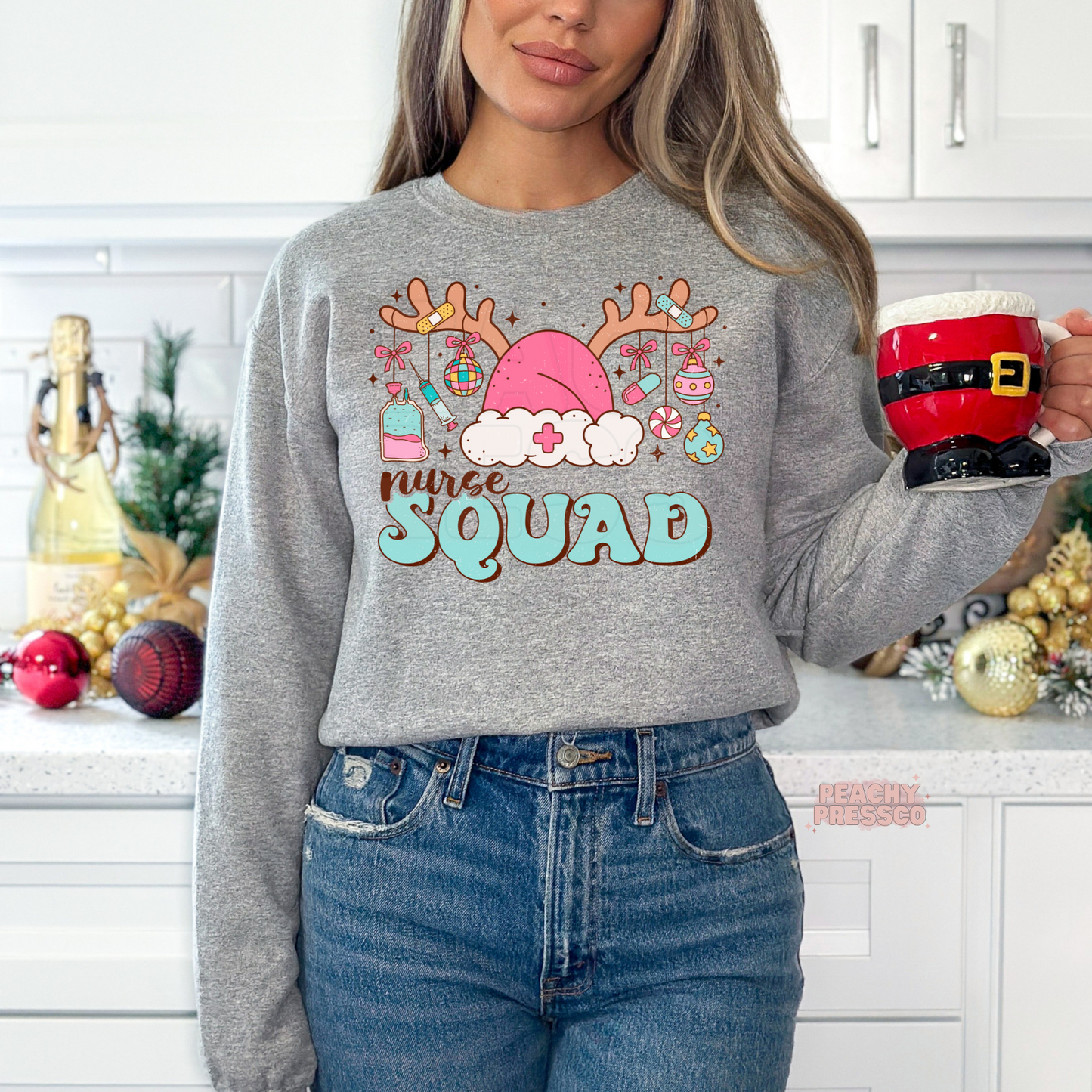 Christmas Nurse Squad Apparel