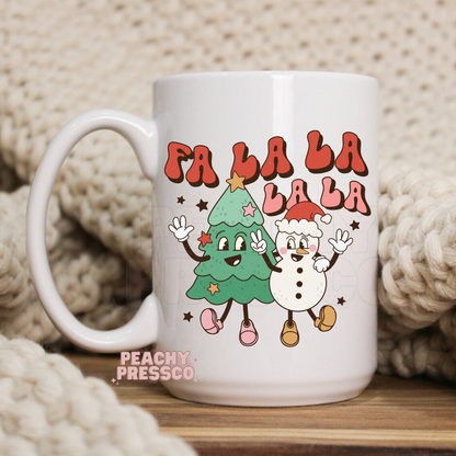 Christmas FA LA LA LA Ceramic Mug