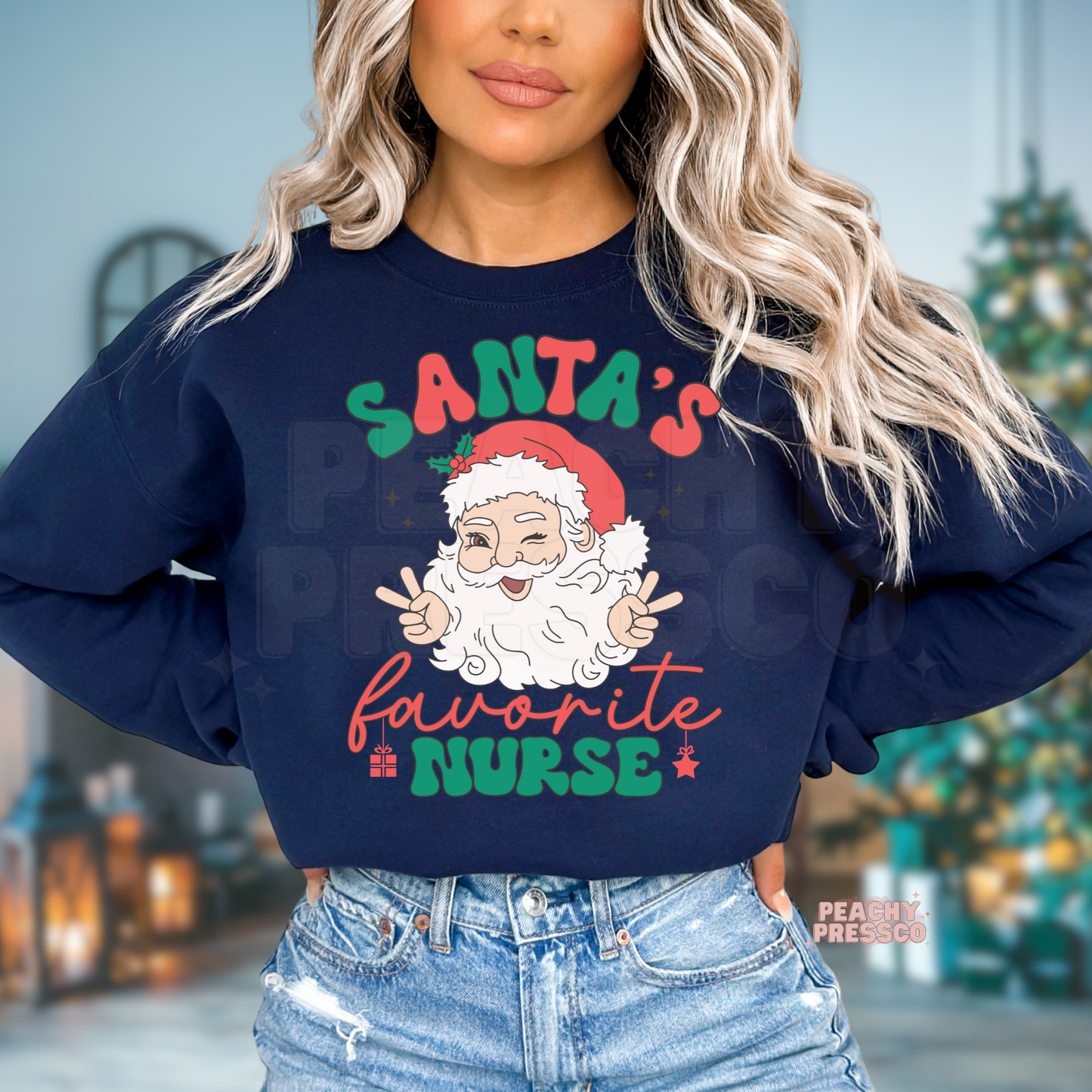 Santa's Favorite Nurse - Christmas Apparel