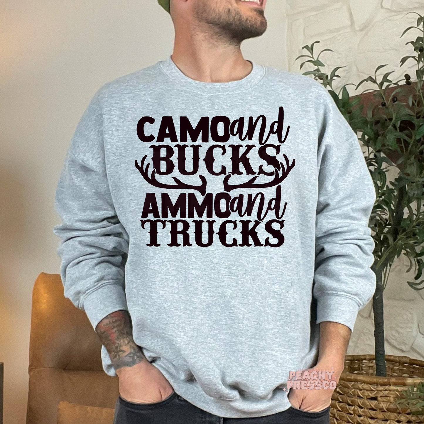 Camo, Bucks, Ammo & Trucks Apparel