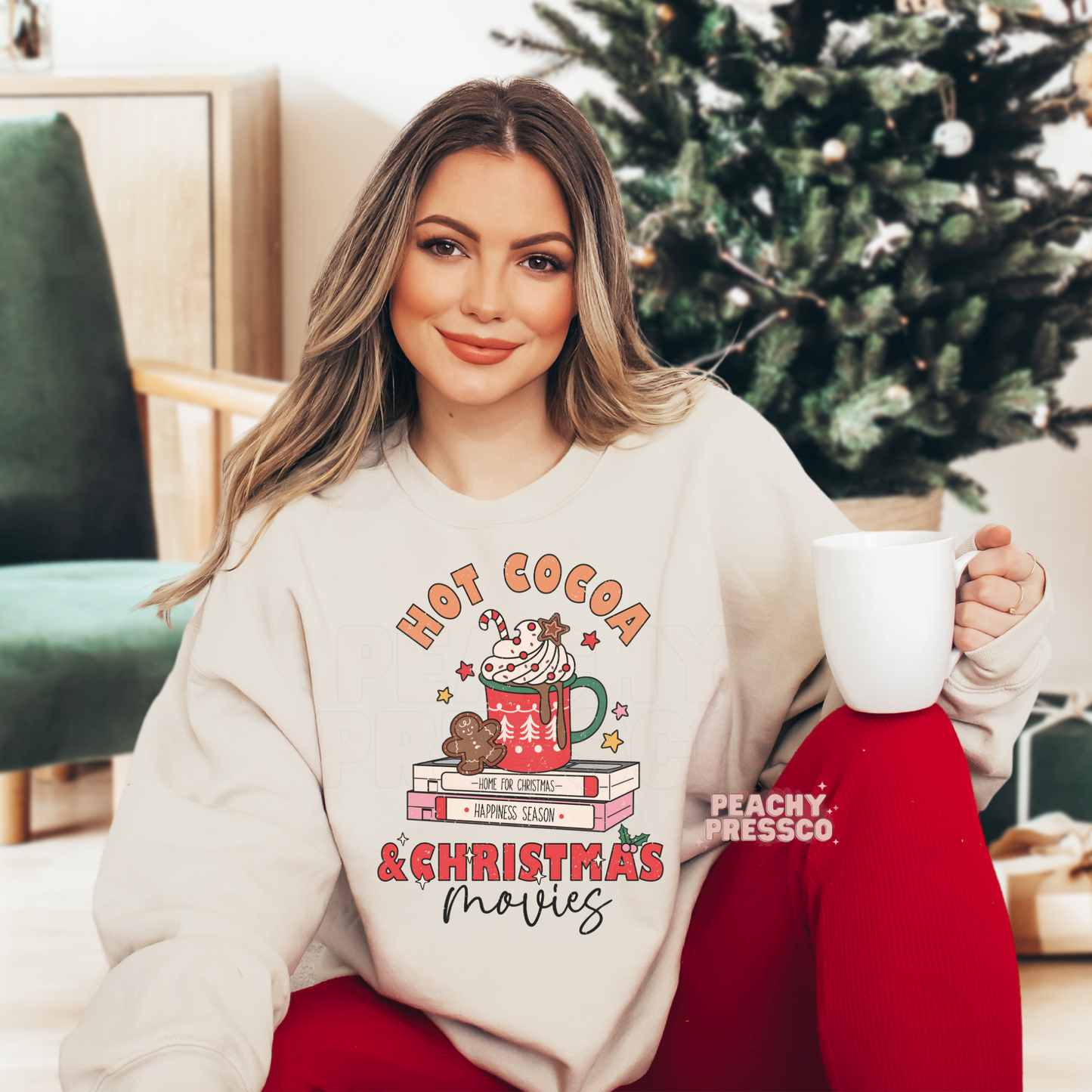 Hot Cocoa & Christmas Movies Apparel