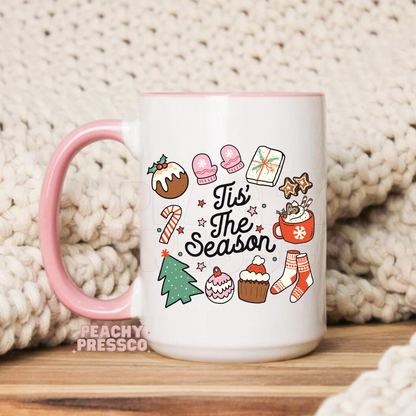 Tis The Season Christmas Ceramic Mug