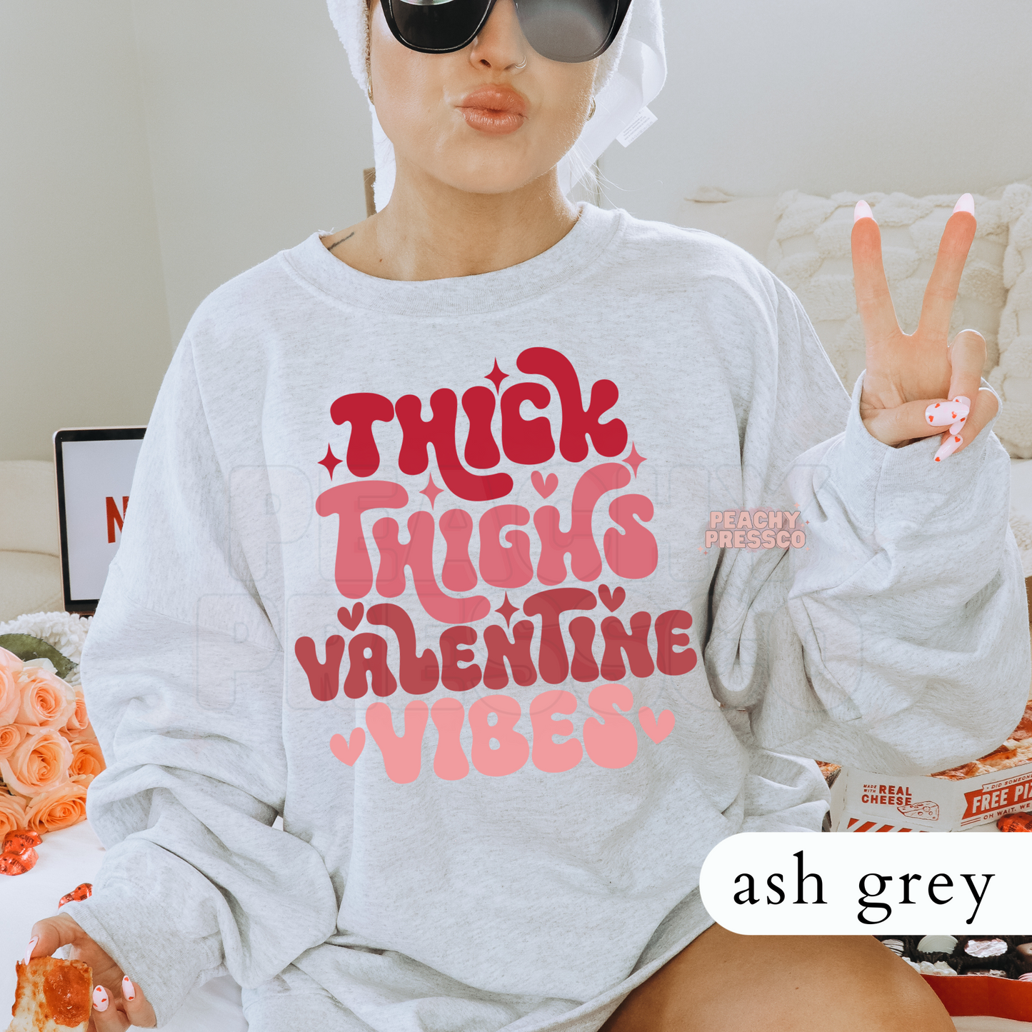 Thick Thighs Valentine Vibes, Apparel