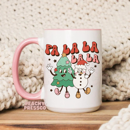 Christmas FA LA LA LA Ceramic Mug