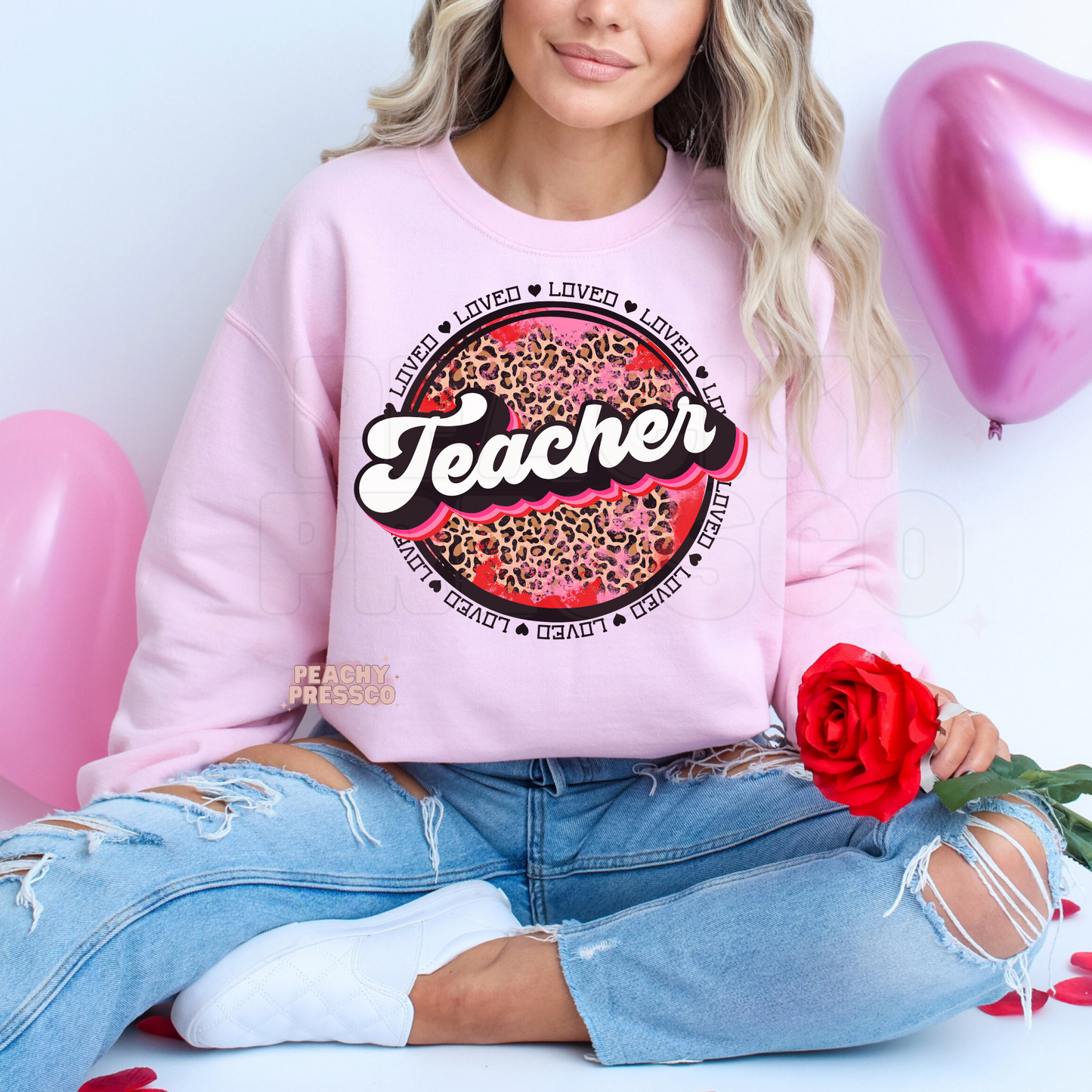 Leopard Loved Teacher, Apparel