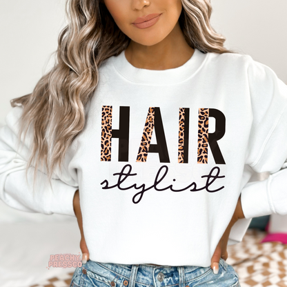 Leopard, Hair Stylist Apparel