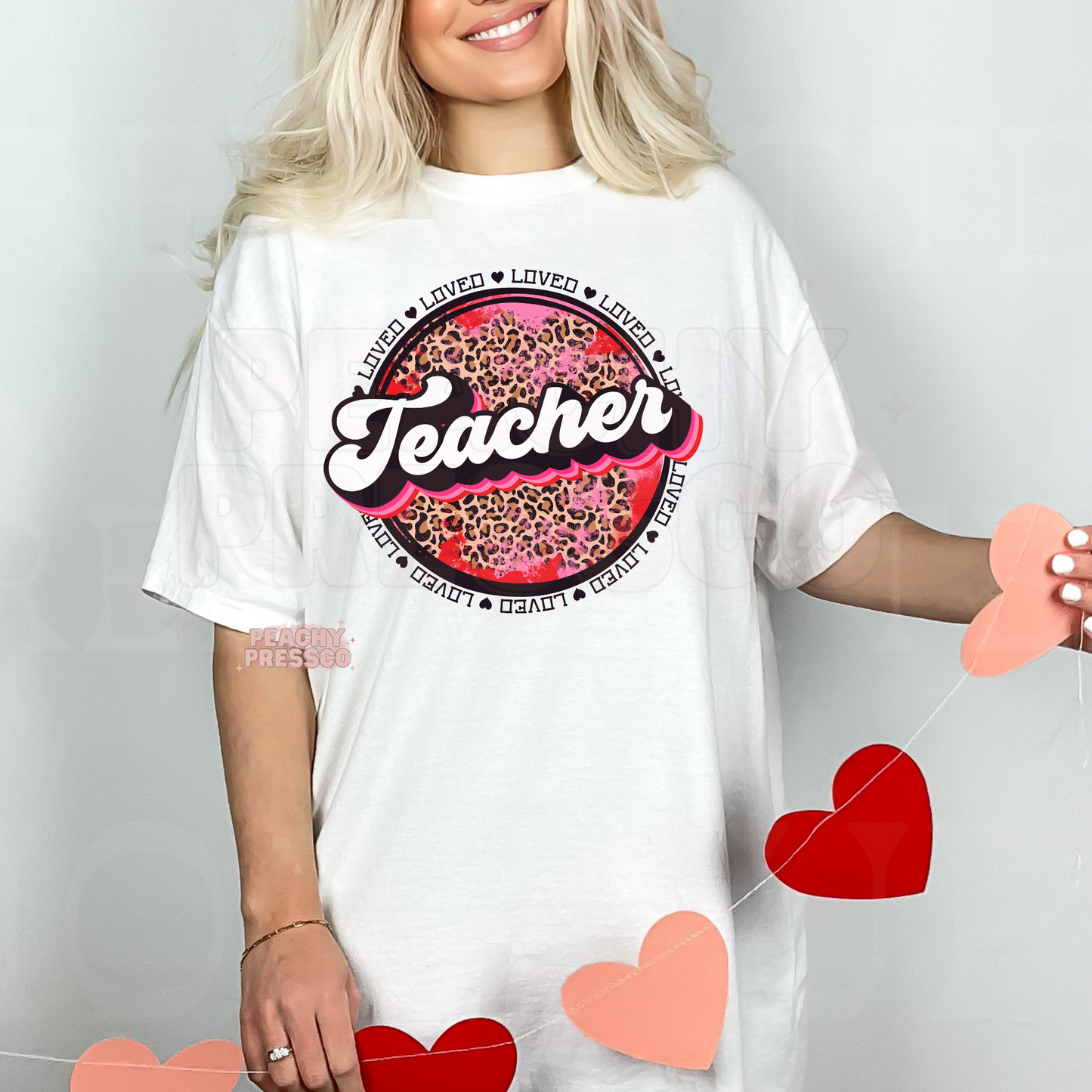 Leopard Loved Teacher, Apparel