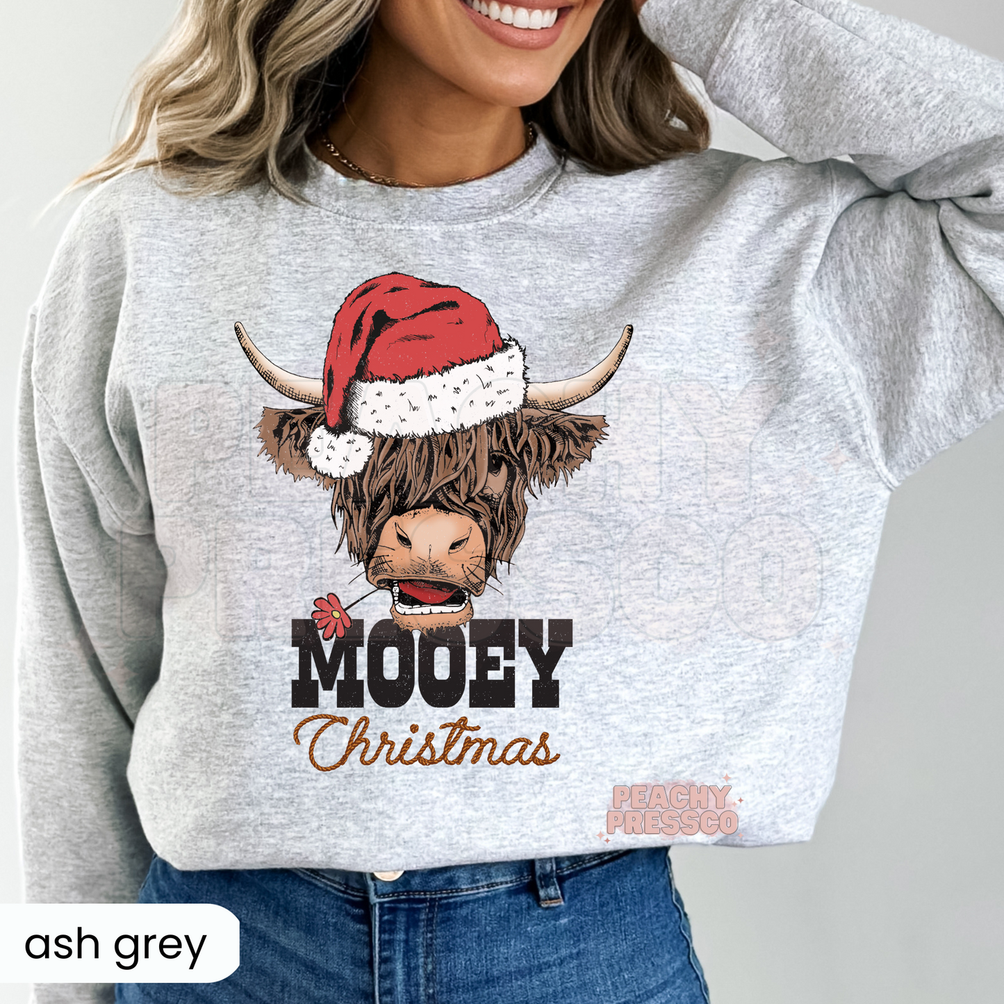 Highland Cow, Mooey Christmas, Country Apparel