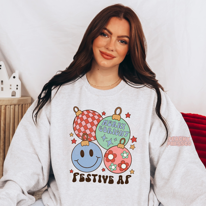 Festive AF Christmas Balls Apparel