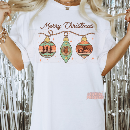 Merry Christmas, Country Ornaments Apparel