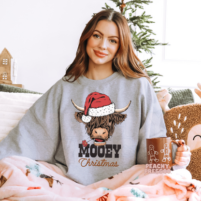 Highland Cow, Mooey Christmas, Country Apparel