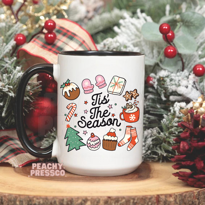 Tis The Season Christmas Ceramic Mug