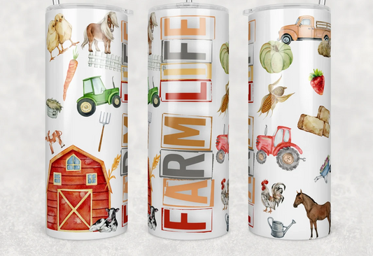 Farm Life Stainless Steel Tumbler