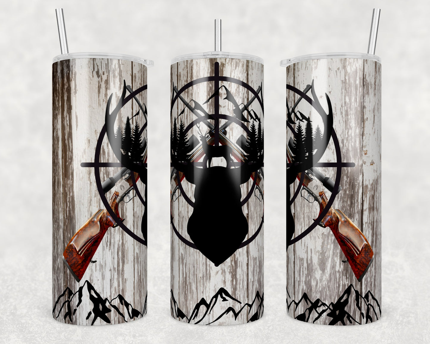 Deer Hunting Stainless Steel Tumbler