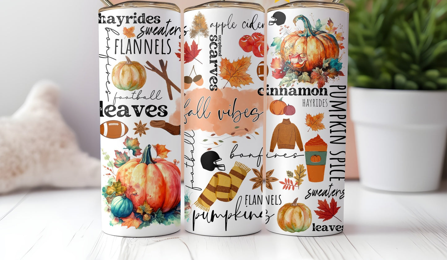 All Things Fall Stainless Steel Tumbler