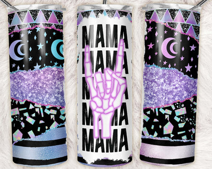 Spooky Mama Skeleton Hand Stainless Steel Tumbler