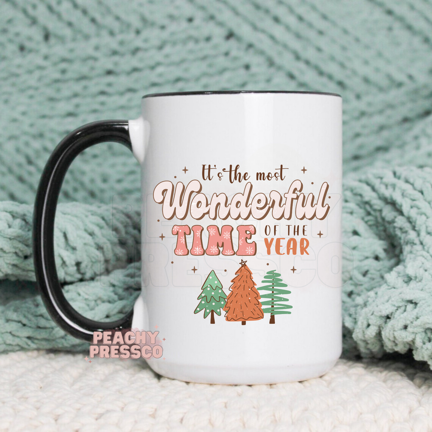 It's The Most Wonderful Time Of The Year - Christmas Ceramic Mug