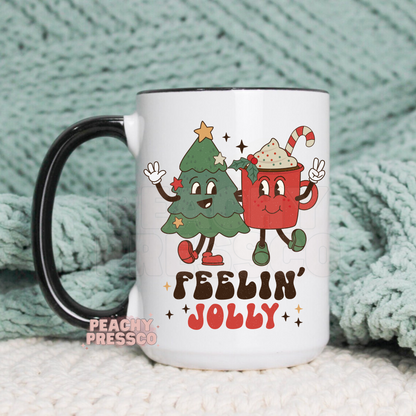 Feelin' Jolly - Christmas Ceramic Mug