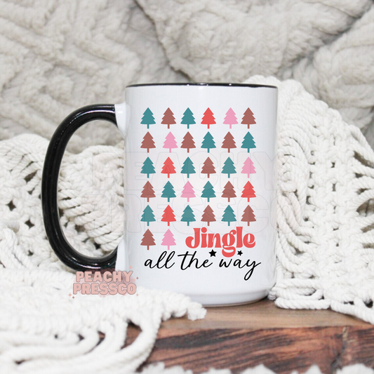 Jingle All The Way - Christmas Ceramic Mug