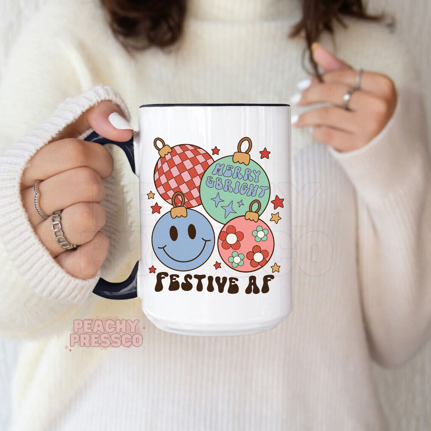 Festive AF - Christmas Ceramic Mug