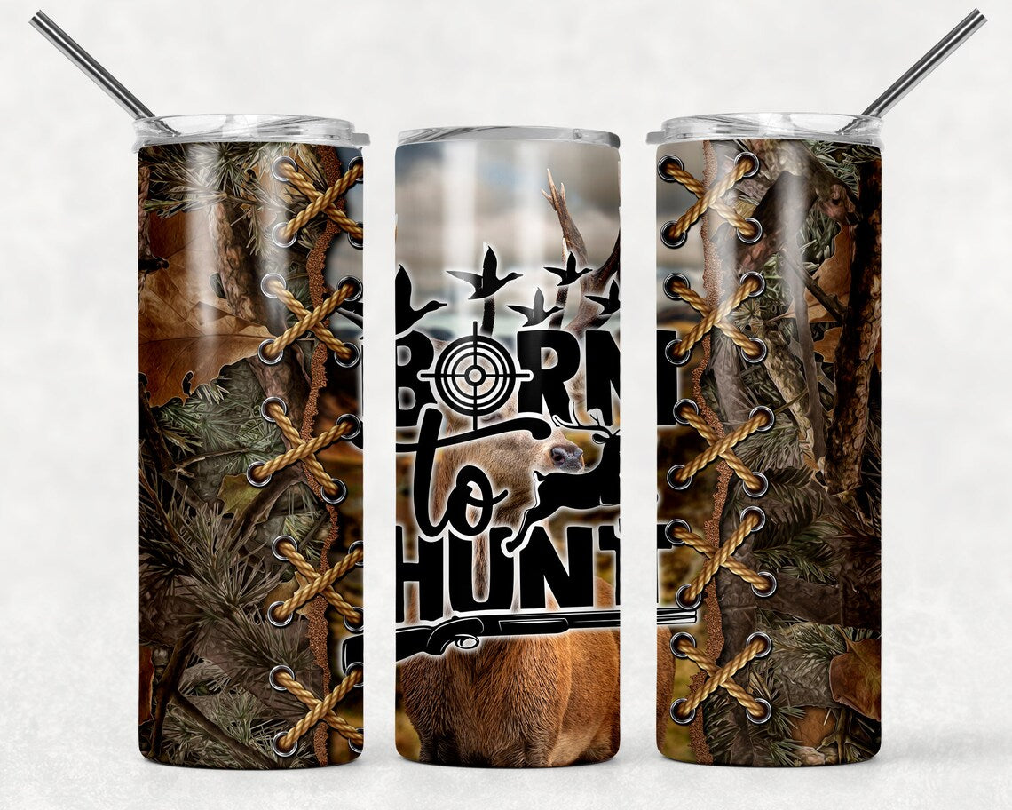 Born To Hunt Stainless Steel Tumbler