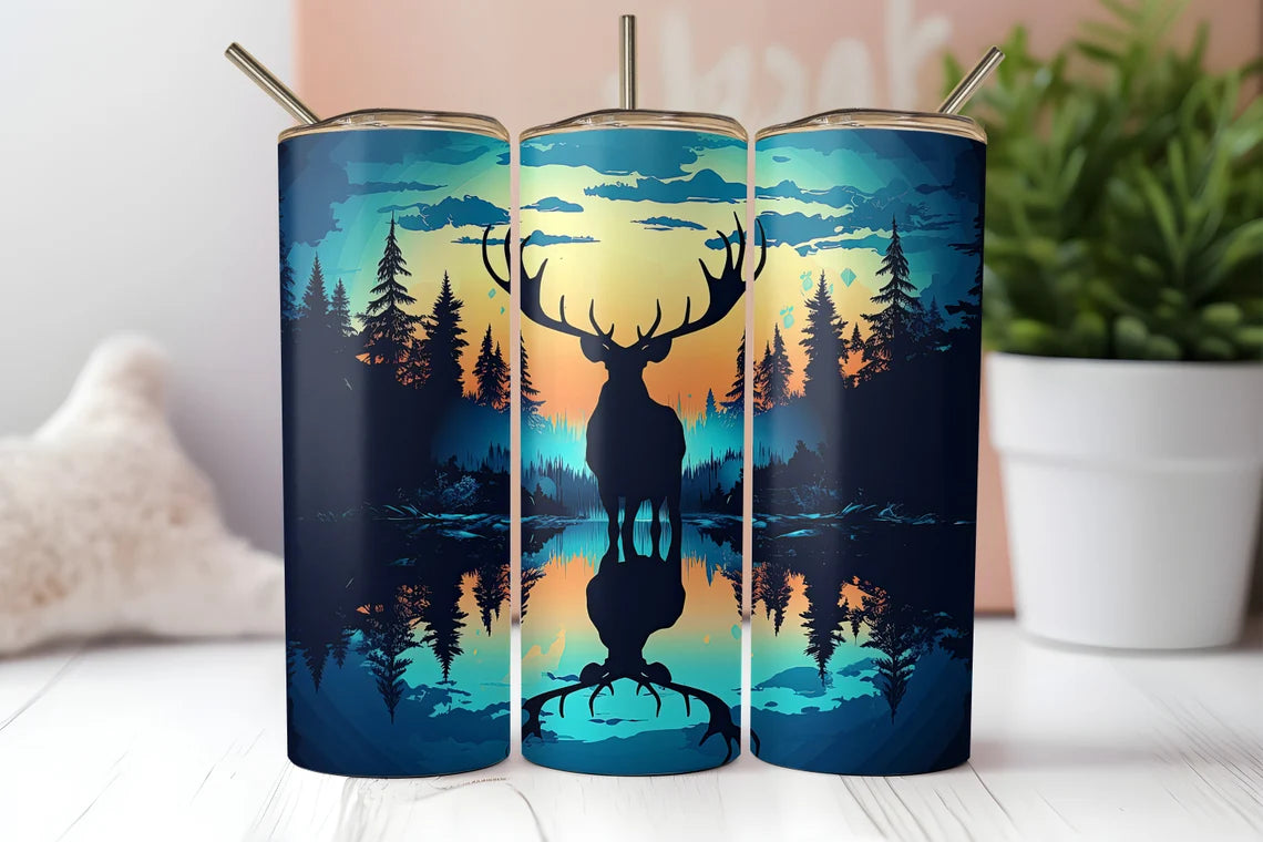 Wildlife Deer Stainless Steel Tumbler