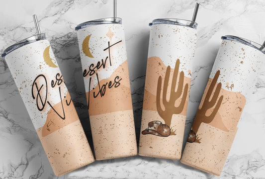 Desert Vibes Stainless Steel Tumbler