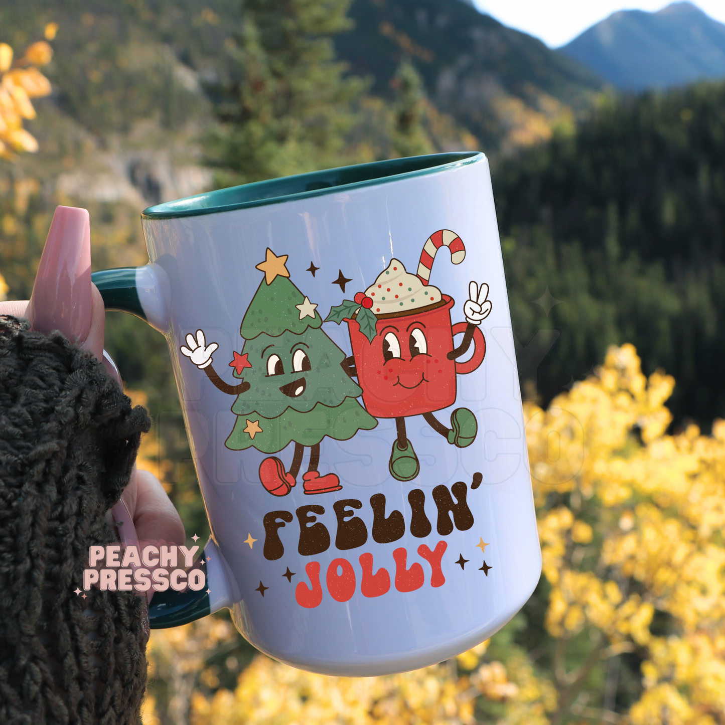 Feelin' Jolly - Christmas Ceramic Mug