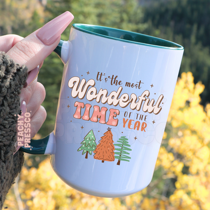 It's The Most Wonderful Time Of The Year - Christmas Ceramic Mug