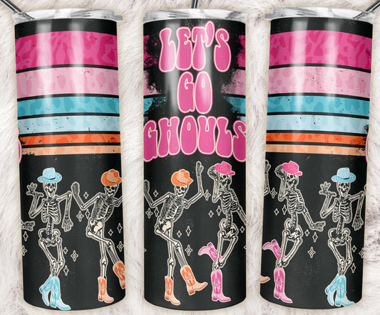 Let's Go Ghouls Stainless Steel Tumbler