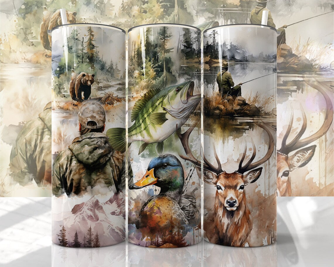 Hunting Stainless Steel Tumbler