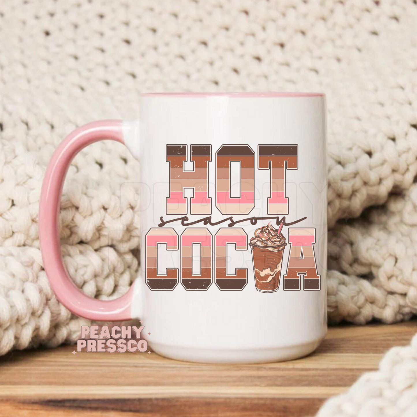 Hot Cocoa Season - Christmas Ceramic Mug